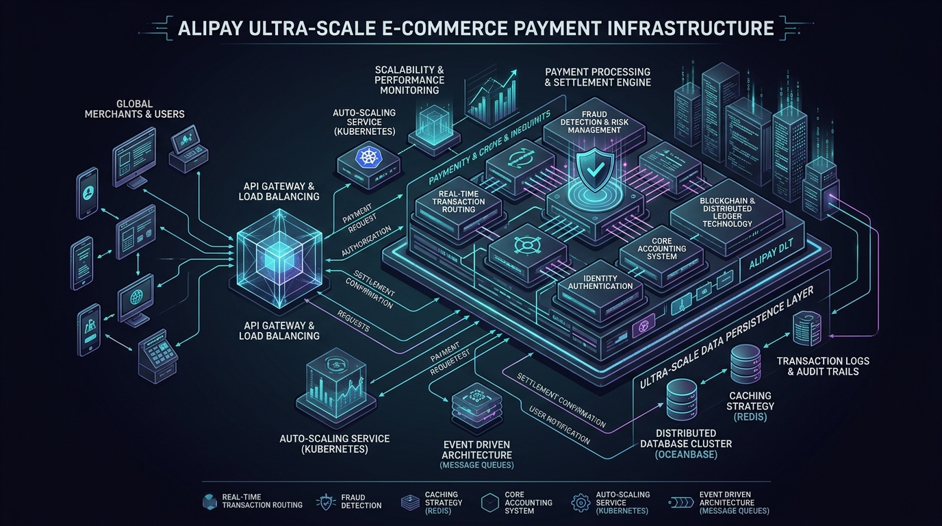 Alipay Double 11 Architecture series: 544,000 TPS payment processing at extreme scale