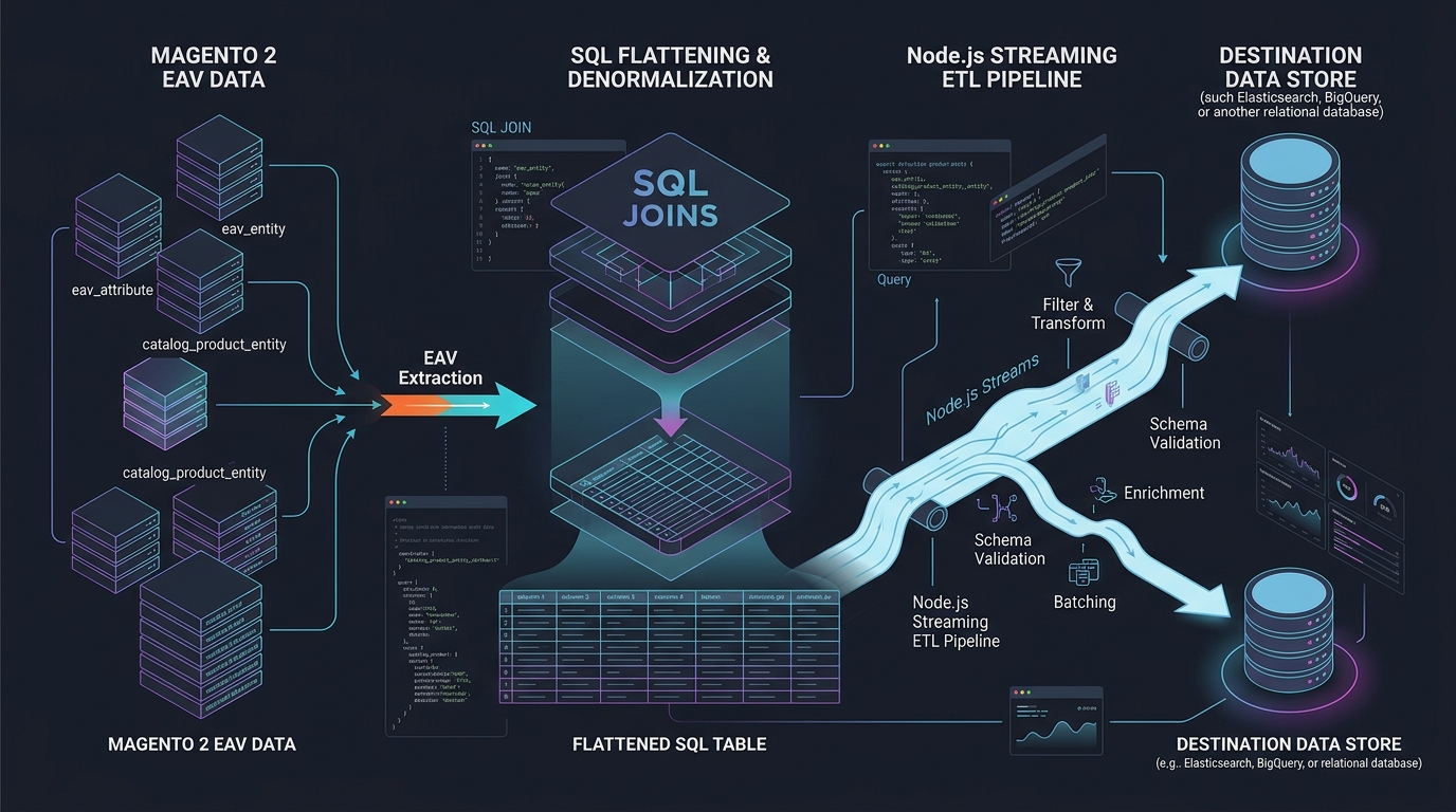 Làm phẳng Mô hình EAV bằng SQL và Node.js