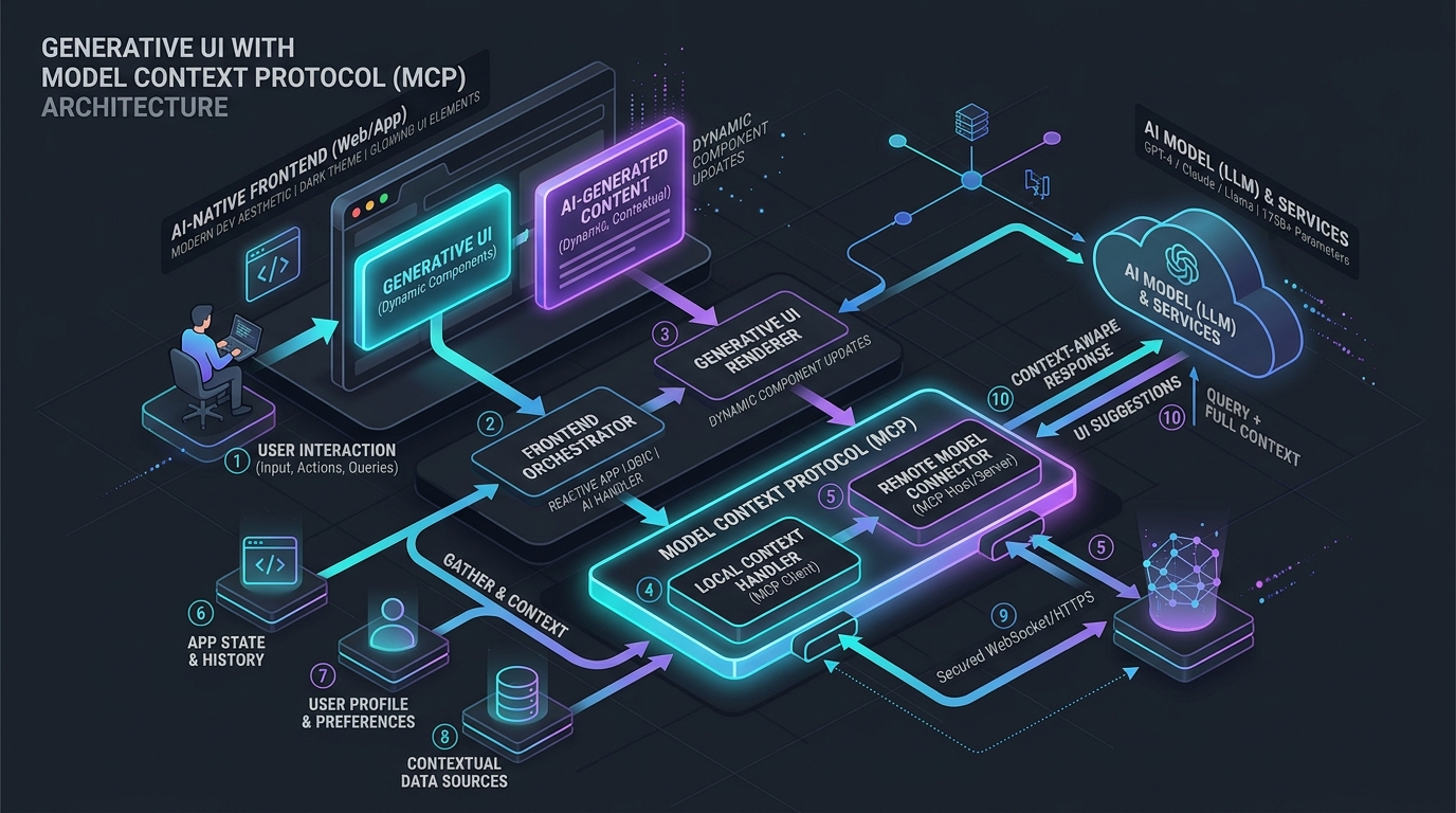 Generative UI với MCP: Thiết Kế Kiến Trúc Frontend AI-Native