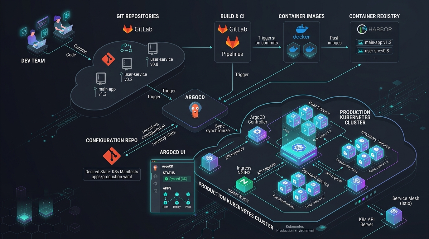 Điều phối 21 Microservices với Kubernetes & ArgoCD