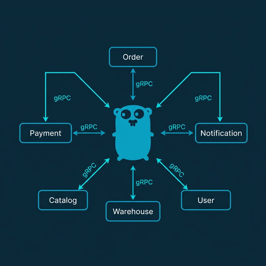 Building High-Throughput Event-Driven Microservices in Go with NATS JetStream and CQRS Architecture Diagram